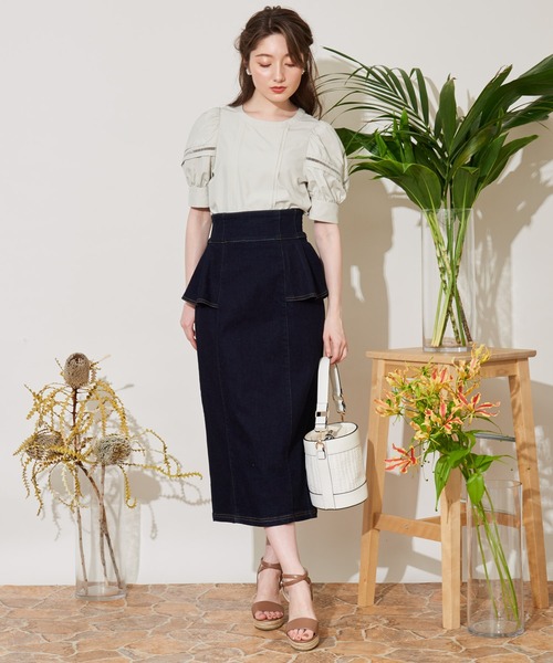 NOELA（ノエラ）の「サイドペプラムタイトスカート（スカート）」 - WEAR