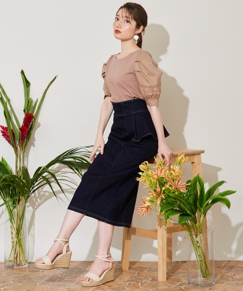 NOELA（ノエラ）の「サイドペプラムタイトスカート（スカート）」 - WEAR