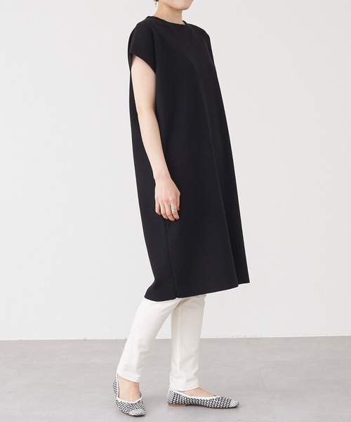 BEARDSLEY（ビアズリー）の「ニットワンピース（ワンピース・レディース・ブラック/ライトグレー・FREE）」の4枚目の写真