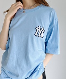 MLB Korea(エムエルビーコリア)/オーバーサイズ ベーシック モノグラム バックロゴ Tシャツ