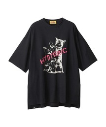 HYSTERIC GLAMOUR | CATS FIGHT オーバーサイズTシャツ(Tシャツ/カットソー)
