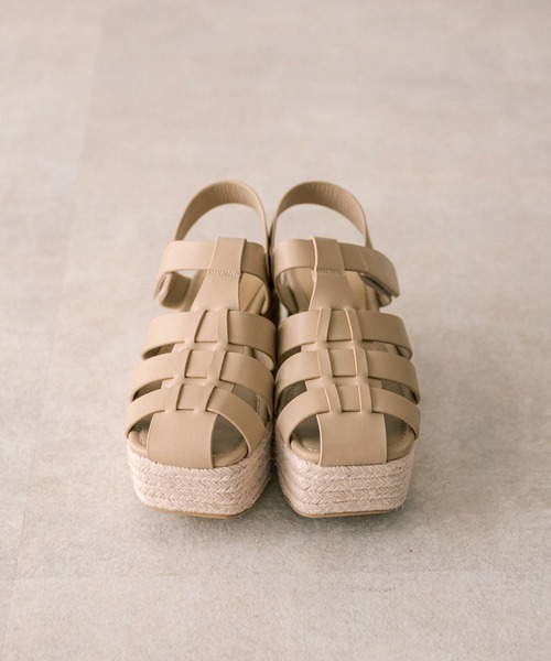 OLIVE des OLIVE（オリーブデオリーブ）の「ジュート底グルカサンダル（サンダル・レディース・オフホワイト/ブラック/ベージュ・SMALL/MEDIUM/LARGE）」の11枚目の写真