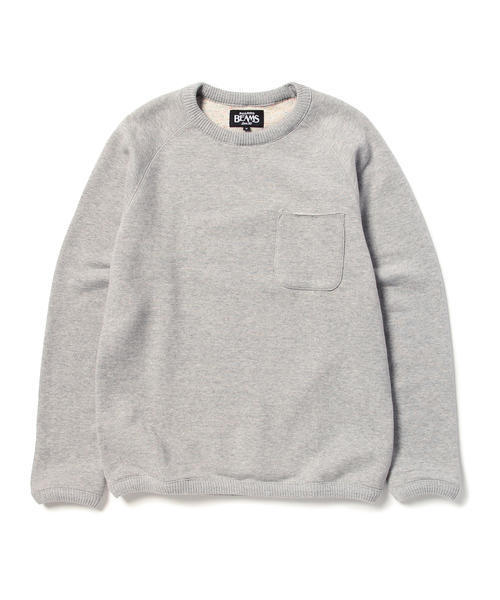BEAMS(ビームス)の「◆BEAMS / カラーネップ 裏毛スウェットシャツ(スウェット・メンズ・ライトグレー/ネイビー/ナチュラル/チャコールグレー/ベージュ・SMALL/LARGE/MEDIUM/X-LARGE)」の21枚目の写真
