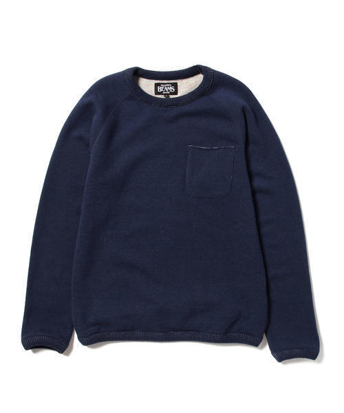 BEAMS(ビームス)の「◆BEAMS / カラーネップ 裏毛スウェットシャツ(スウェット・メンズ・ライトグレー/ネイビー/ナチュラル/チャコールグレー/ベージュ・SMALL/LARGE/MEDIUM/X-LARGE)」の15枚目の写真