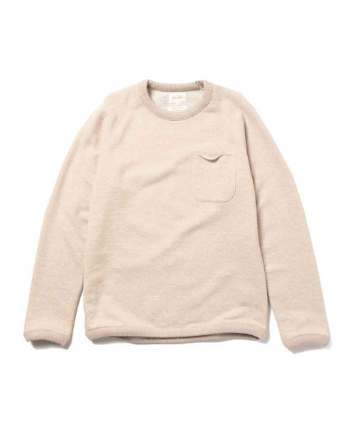 BEAMS(ビームス)の「◆BEAMS / カラーネップ 裏毛スウェットシャツ(スウェット・メンズ・ライトグレー/ネイビー/ナチュラル/チャコールグレー/ベージュ・SMALL/LARGE/MEDIUM/X-LARGE)」の9枚目の写真