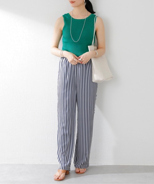 SHENERY(シーナリー)の「2WAYリブノースリーブニット(ニット/セーター・レディース・ピンク/グリーン/アイボリー/ネイビー・FREE)」の21枚目の写真