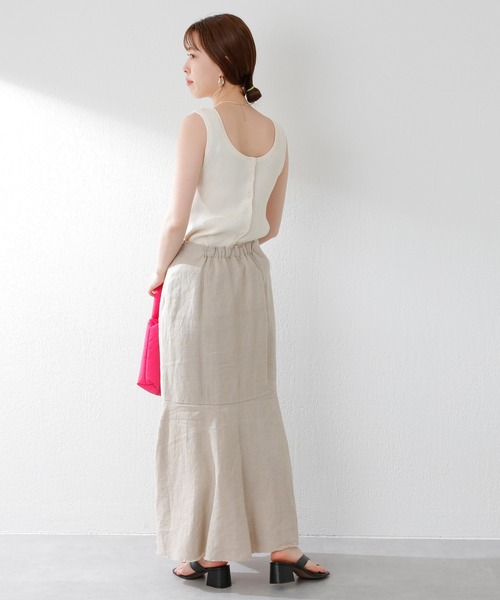 SHENERY(シーナリー)の「2WAYリブノースリーブニット(ニット/セーター・レディース・ピンク/グリーン/アイボリー/ネイビー・FREE)」の14枚目の写真