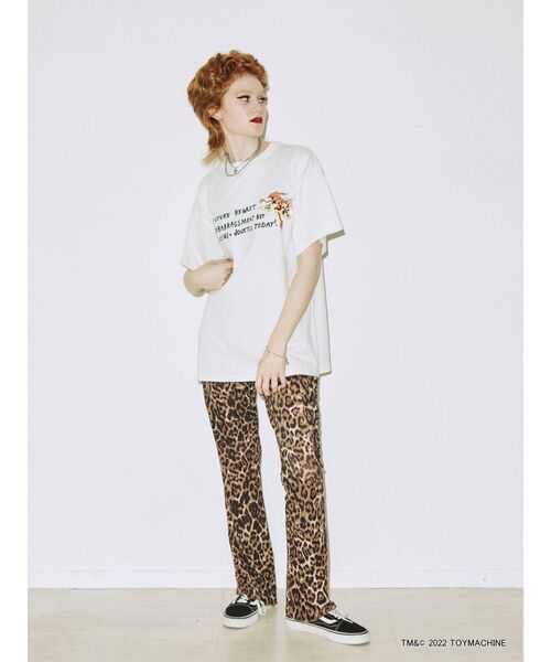 jouetie（ジュエティ）の「TOYMACHINEコラボTシャツ【コラボ】（Tシャツ/カットソー・レディース・ブラック/オフホワイト/ブルー・MEDIUM）」の13枚目の写真