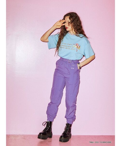 jouetie（ジュエティ）の「TOYMACHINEコラボTシャツ【コラボ】（Tシャツ/カットソー・レディース・ブラック/オフホワイト/ブルー・MEDIUM）」の18枚目の写真