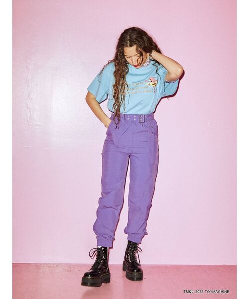 jouetie（ジュエティ）の「TOYMACHINEコラボTシャツ【コラボ】（Tシャツ/カットソー・レディース・ブラック/オフホワイト/ブルー・MEDIUM）」の19枚目の写真