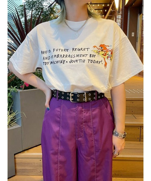 jouetie（ジュエティ）の「TOYMACHINEコラボTシャツ【コラボ】（Tシャツ/カットソー・レディース・ブラック/オフホワイト/ブルー・MEDIUM）」の22枚目の写真