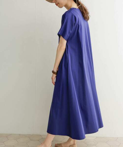 URBAN RESEARCH DOORS（アーバンリサーチドアーズ）の「Aラインカットワンピース（ワンピース・レディース・ネイビー/オレンジ/グリーン/ロイヤルブルー・MEDIUM）」の15枚目の写真