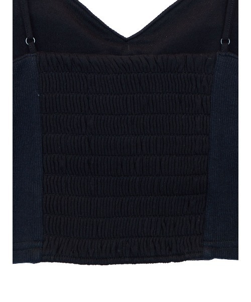 Ameri（アメリ）の「PEEPHOLE UTILITY BUSTIER（キャミソール・レディース・ホワイト/ブラック/コーラル・SMALL/MEDIUM）」の10枚目の写真