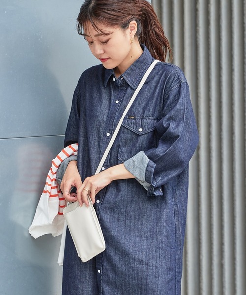 Lee（リー）の「【Lee/リー】別注デニムシャツワンピース