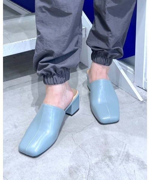 SAPPUN（サプン）の「【LADIES】SAPPUN／スクエアミュール　2345771（サンダル・レディース・ブラック/ブルー/アイボリー/キャメル・MEDIUM/X-LARGE/X-SMALL）」の3枚目の写真