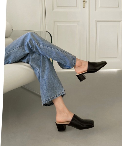 SAPPUN（サプン）の「【LADIES】SAPPUN／スクエアミュール　2345771（サンダル・レディース・ブラック/ブルー/アイボリー/キャメル・MEDIUM/X-LARGE/X-SMALL）」の6枚目の写真