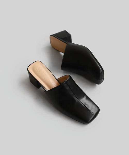 SAPPUN（サプン）の「【LADIES】SAPPUN／スクエアミュール　2345771（サンダル・レディース・ブラック/ブルー/アイボリー/キャメル・MEDIUM/X-LARGE/X-SMALL）」の7枚目の写真