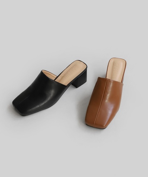 SAPPUN（サプン）の「【LADIES】SAPPUN／スクエアミュール　2345771（サンダル・レディース・ブラック/ブルー/アイボリー/キャメル・MEDIUM/X-LARGE/X-SMALL）」の8枚目の写真