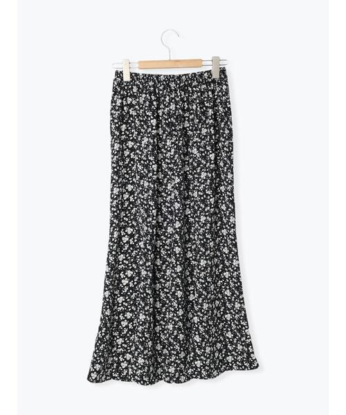 ehka sopo(エヘカソポ)の「花柄マーメイドスカート(スカート・レディース・ブラック/イエロー/グリーン・フリ-)」の21枚目の写真