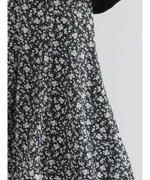 ehka sopo(エヘカソポ)の「花柄マーメイドスカート(スカート・レディース・ブラック/イエロー/グリーン・フリ-)」の15枚目の写真