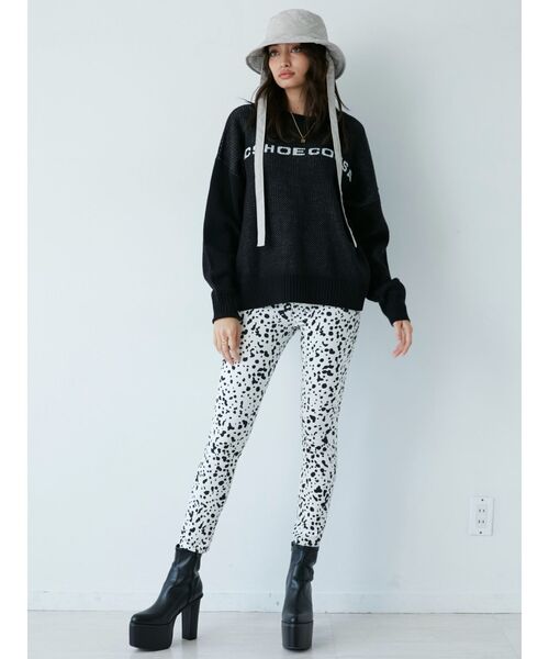 GYDA（ジェイダ）の「ハイウエスト DALMATIAN PATTERNスキニーパンツ（その他パンツ・レディース・その他1・SMALL/MEDIUM）」の6枚目の写真