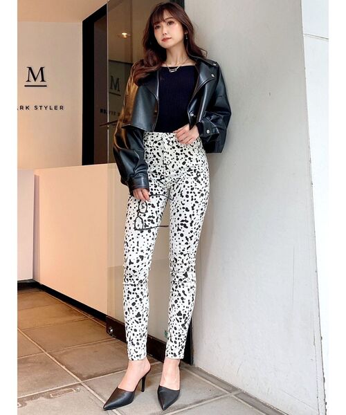 GYDA（ジェイダ）の「ハイウエスト DALMATIAN PATTERNスキニーパンツ（その他パンツ・レディース・その他1・SMALL/MEDIUM）」の12枚目の写真