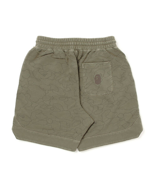 A BATHING APE(アベイシングエイプ)の「LINE 1ST CAMO WASHED SWEAT BASKETBALL SHORTS M(その他パンツ・メンズ・ブラック/オリーブ・MEDIUM/LARGE/XX-LARGE/X-LARGE/SMALL)」の4枚目の写真