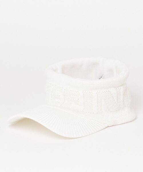 BRIEFING(ブリーフィング)の「MENS KNIT VISOR(サンバイザー・メンズ・チャコールグレー/ネイビー/ホワイト/ブラック・FREE)」の2枚目の写真
