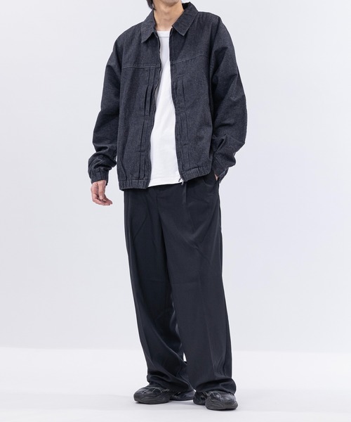 JOHN'S CLOSET（ジョンズクローゼット）の「【13】ストレッチ ドルマンスリーブ ブルゾン（ブルゾン・メンズ・チャコールグレー/ブラック/ブラウン/インディゴブルー/ホワイト系その他/グレー/ブルーグレー・MEDIUM/LARGE）」の11枚目の写真