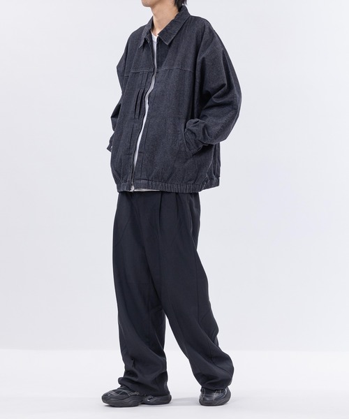 JOHN'S CLOSET（ジョンズクローゼット）の「【13】ストレッチ ドルマンスリーブ ブルゾン（ブルゾン・メンズ・チャコールグレー/ブラック/ブラウン/インディゴブルー/ホワイト系その他/グレー/ブルーグレー・MEDIUM/LARGE）」の12枚目の写真