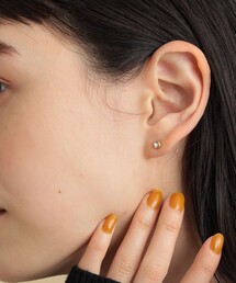 Ray BEAMS / クリスタル フクリン ピアス