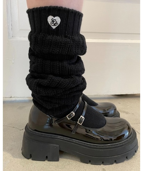 epine（エピヌ）の「Ee Heart logo loose socks（ソックス/靴下