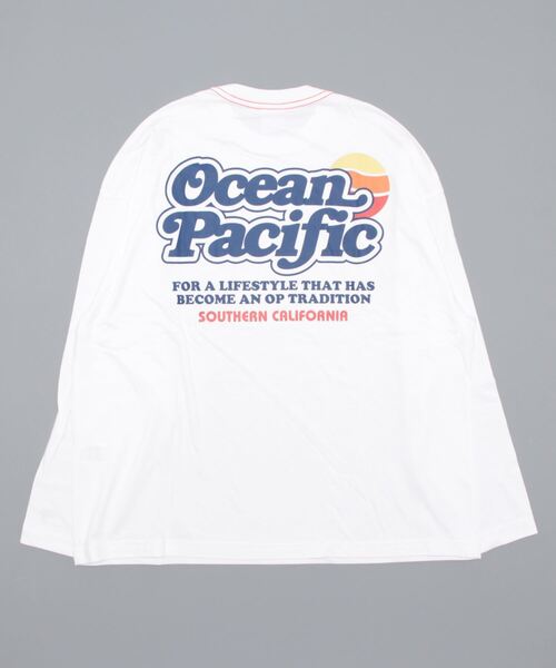 Ocean Pacific（オーシャンパシフィック）の「Ocean Pacific/オーシャンパシフィック Tシャツ 長袖 シャツ メンズ トップス バックプリント ブランド ロンT（Tシャツ/カットソー・レディース・ホワイト/ブラック/ヘザーグレー/ネイビー/ピンク・L/M/XL）」の6枚目の写真