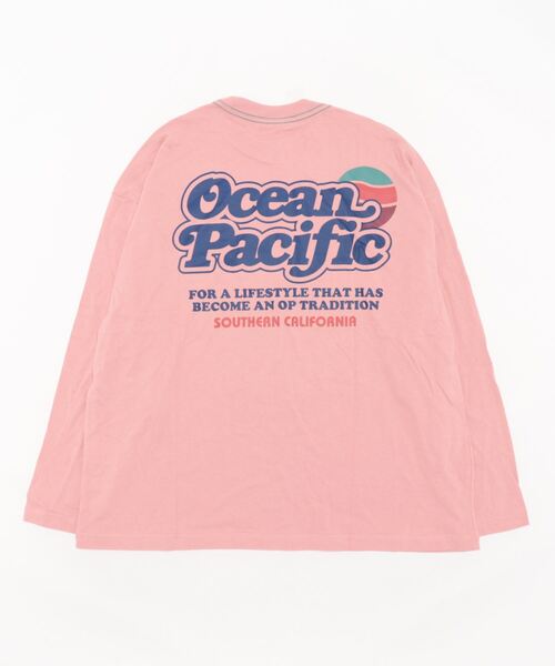 Ocean Pacific（オーシャンパシフィック）の「Ocean Pacific/オーシャンパシフィック Tシャツ 長袖 シャツ メンズ トップス バックプリント ブランド ロンT（Tシャツ/カットソー・レディース・ホワイト/ブラック/ヘザーグレー/ネイビー/ピンク・L/M/XL）」の9枚目の写真