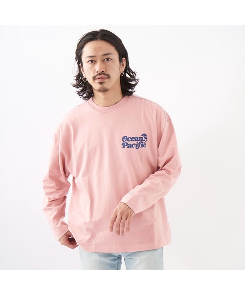 Ocean Pacific（オーシャンパシフィック）の「Ocean Pacific/オーシャンパシフィック Tシャツ 長袖 シャツ メンズ トップス バックプリント ブランド ロンT（Tシャツ/カットソー・レディース・ホワイト/ブラック/ヘザーグレー/ネイビー/ピンク・L/M/XL）」の5枚目の写真