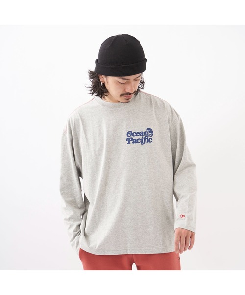 Ocean Pacific（オーシャンパシフィック）の「Ocean Pacific/オーシャンパシフィック Tシャツ 長袖 シャツ メンズ トップス バックプリント ブランド ロンT（Tシャツ/カットソー・レディース・ホワイト/ブラック/ヘザーグレー/ネイビー/ピンク・L/M/XL）」の4枚目の写真