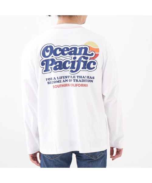 Ocean Pacific（オーシャンパシフィック）の「Ocean Pacific/オーシャンパシフィック Tシャツ 長袖 シャツ メンズ トップス バックプリント ブランド ロンT（Tシャツ/カットソー・レディース・ホワイト/ブラック/ヘザーグレー/ネイビー/ピンク・L/M/XL）」の17枚目の写真