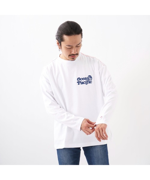 Ocean Pacific（オーシャンパシフィック）の「Ocean Pacific/オーシャンパシフィック Tシャツ 長袖 シャツ メンズ トップス バックプリント ブランド ロンT（Tシャツ/カットソー・レディース・ホワイト/ブラック/ヘザーグレー/ネイビー/ピンク・L/M/XL）」の11枚目の写真