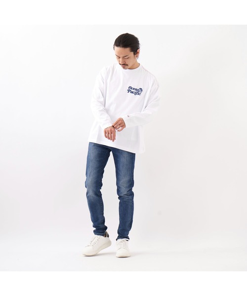 Ocean Pacific（オーシャンパシフィック）の「Ocean Pacific/オーシャンパシフィック Tシャツ 長袖 シャツ メンズ トップス バックプリント ブランド ロンT（Tシャツ/カットソー・レディース・ホワイト/ブラック/ヘザーグレー/ネイビー/ピンク・L/M/XL）」の14枚目の写真