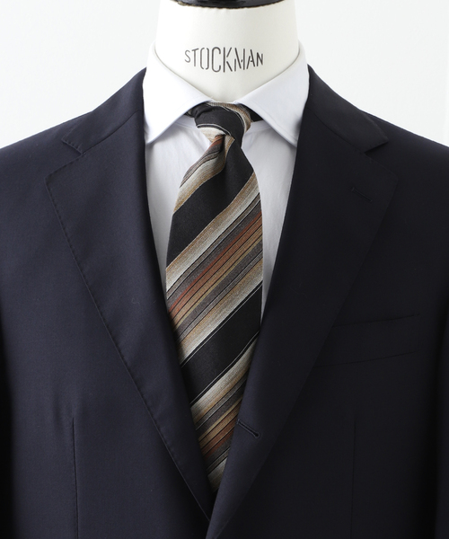 【Fratelli Luigi / フラテッリ ルイージ】メキシカンストライプワイドタイ