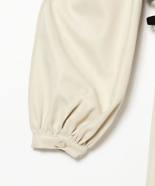 Ray BEAMS(レイビームス)の「RBS / フェイクレザー ベスト セット ワンピース(ワンピース・レディース・ブラウン/オフホワイト・1/0)」の16枚目の写真