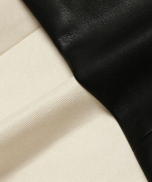 Ray BEAMS(レイビームス)の「RBS / フェイクレザー ベスト セット ワンピース(ワンピース・レディース・ブラウン/オフホワイト・1/0)」の17枚目の写真