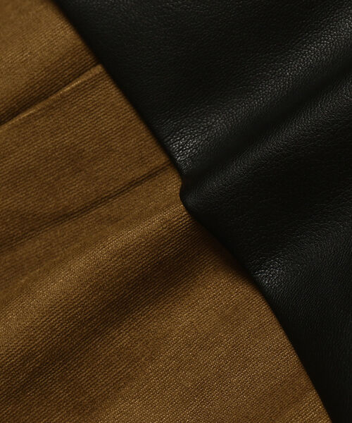 Ray BEAMS(レイビームス)の「RBS / フェイクレザー ベスト セット ワンピース(ワンピース・レディース・ブラウン/オフホワイト・1/0)」の20枚目の写真