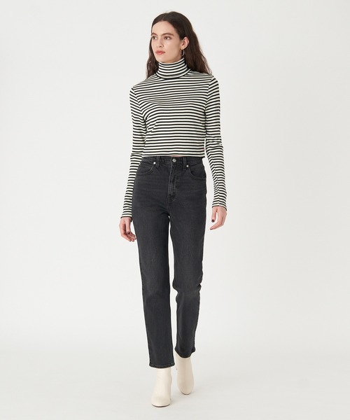 Levi's（リーバイス）の「Levi's/リーバイス ORIEL タートルネックカットソー（Tシャツ/カットソー・レディース・ブラック・M/S/XS）」の5枚目の写真