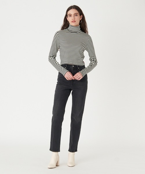 Levi's（リーバイス）の「Levi's/リーバイス ORIEL タートルネックカットソー（Tシャツ/カットソー・レディース・ブラック・M/S/XS）」の6枚目の写真