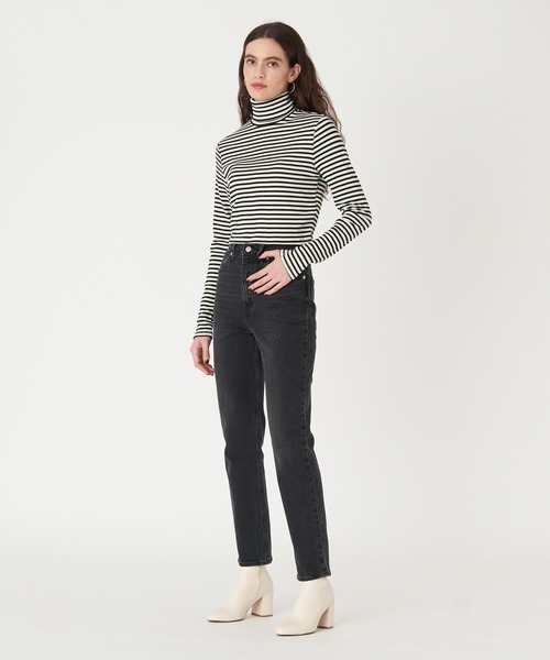 Levi's（リーバイス）の「Levi's/リーバイス ORIEL タートルネックカットソー（Tシャツ/カットソー・レディース・ブラック・M/S/XS）」の7枚目の写真