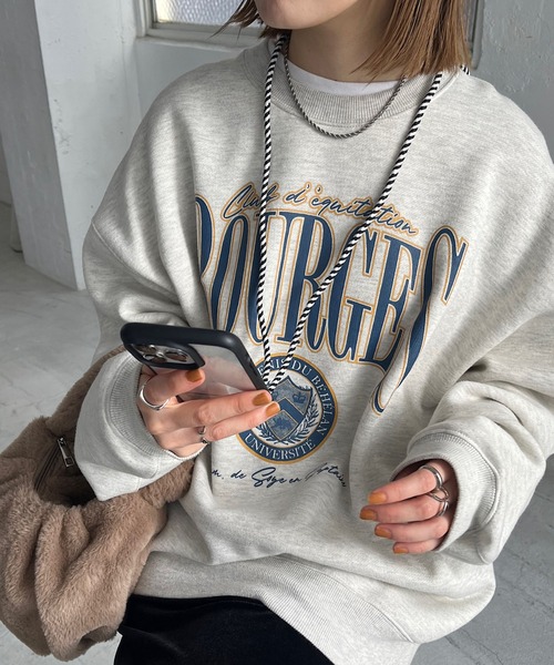 DISCOAT(ディスコート)の「スマホコードショルダーストラップ(スマホグッズ・レディース・ブラック/パープル/オレンジ/イエロー/グリーン/ピンク・FREE)」の1枚目の写真