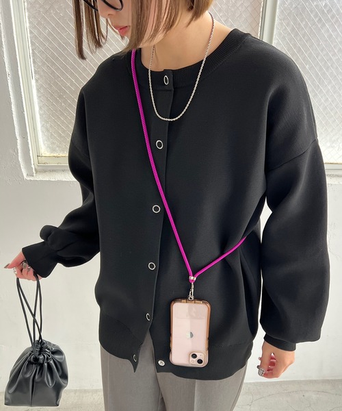 DISCOAT(ディスコート)の「スマホコードショルダーストラップ(スマホグッズ・レディース・ブラック/パープル/オレンジ/イエロー/グリーン/ピンク・FREE)」の13枚目の写真