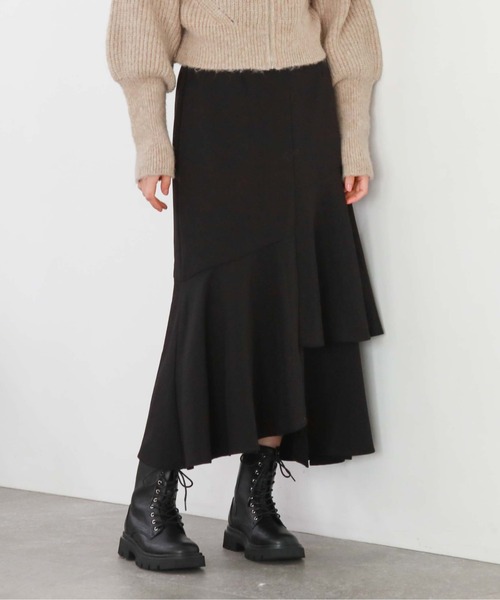 archives(アルシーヴ)の「アシメラッフルティアードスカート(スカート・レディース・モカ/アイボリー/ブラック/ブルー/ベージュ/ミント/ブラウン・MEDIUM/SMALL)」の13枚目の写真