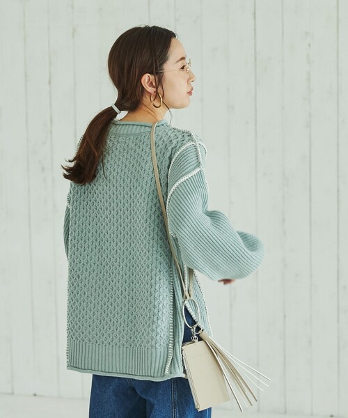 coen（コーエン）の「［洗える］パッチワークブランケットステッチ